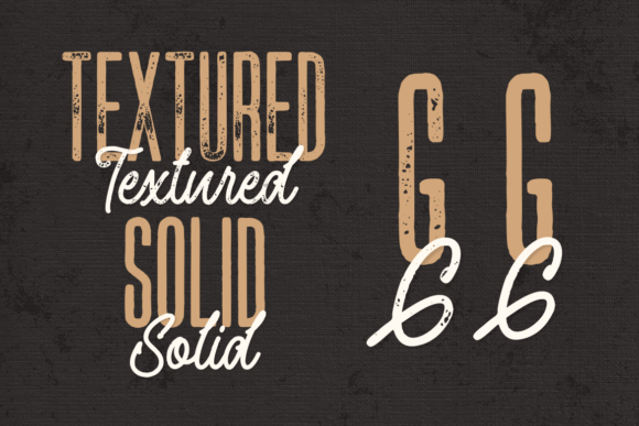 Gollder Vintage Duo Font - Preview 5