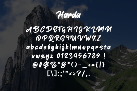 Harda Font - Preview 1