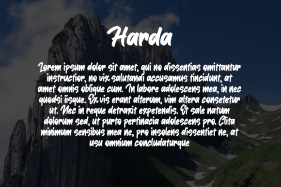 Harda Font - Preview 2