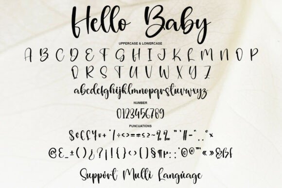 Hello Baby Font - Preview 5