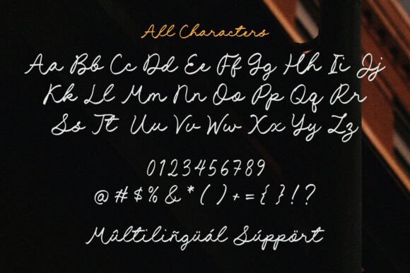 Lorieta Huxley Font PNG with transparent background - Preview 5