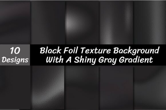 Metallic Black Foil Texture Vector