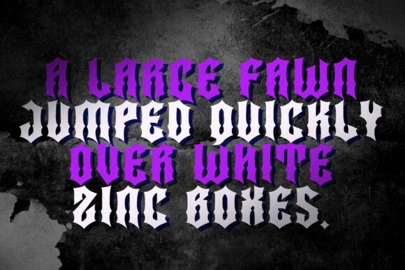 Nightshade Font PNG with transparent background - Preview 6