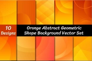 Orange Abstract Shape Vector Orange Abstract Background Vector Graphic by VYCstore · Creative Fabrica