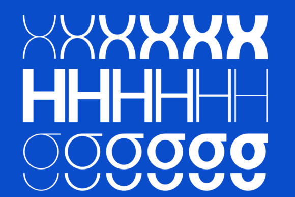 Raxogen Font PNG with transparent background - Preview 1