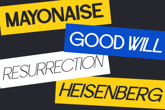 Raxogen Font PNG with transparent background - Preview 3