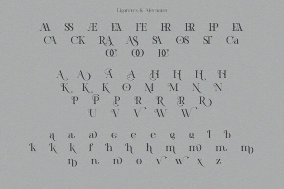Rikatin Font PNG with transparent background - Preview 5