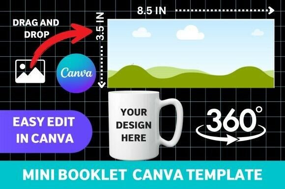 11 Oz Mug Canva Template