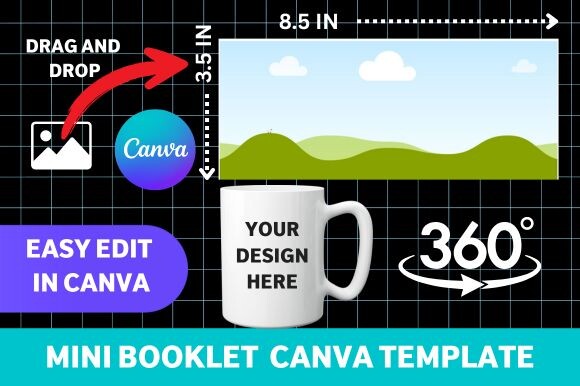 11 Oz Mug Canva Template