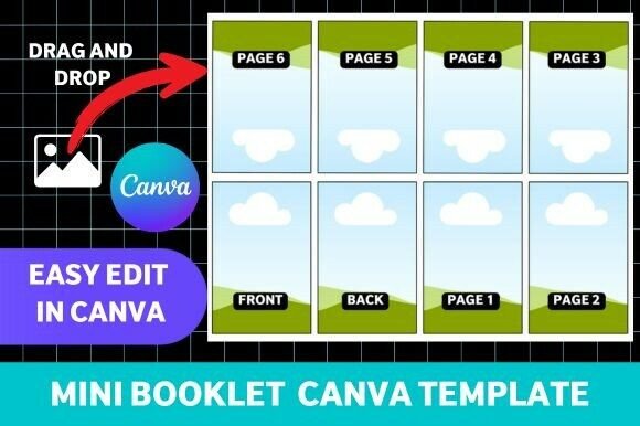 6-Page Mini Booklet Canva Template