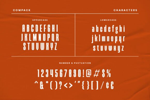 Compack Font - Preview 1