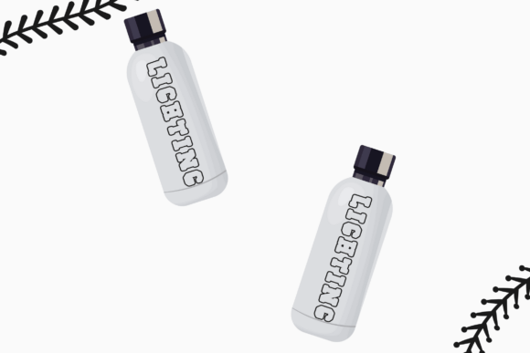 Echoline Outline Font - Preview 4