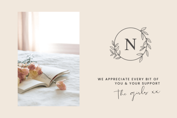 Eterna Leaf Monogram Font - Preview 1