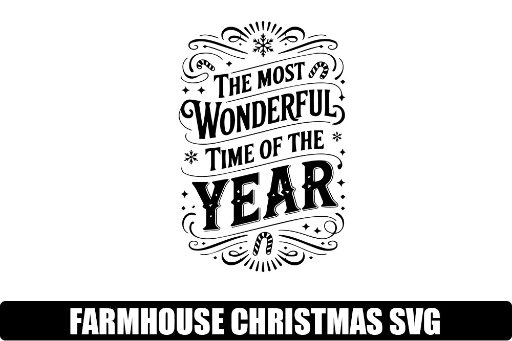 Farmhouse Christmas SVG Sign Graphic by SVG Zone · Creative Fabrica
