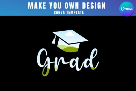 Graduation Canva Frame Template Design