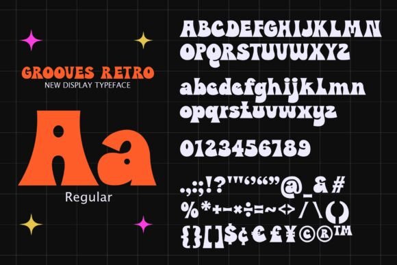 Grooves Retro Font - Preview 1