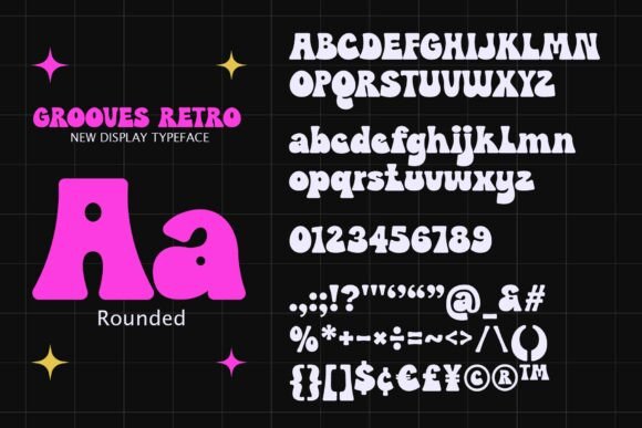 Grooves Retro Font - Preview 2