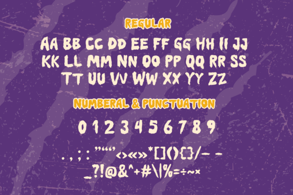 Horror Evil Font font preview - 6