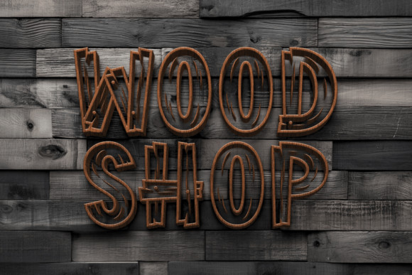 Lumber Force Font PNG with transparent background - Preview 3