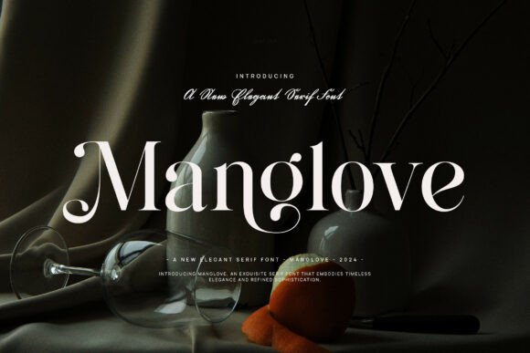 Manglove Serif Font By Ariya Works Studio
