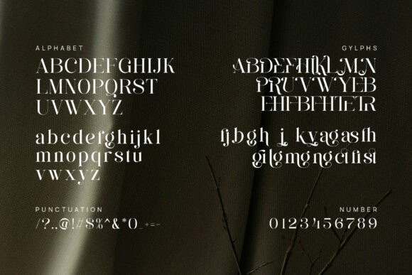 Manglove Font PNG with transparent background - Preview 1