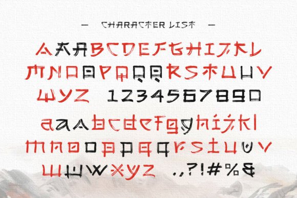 Mayashita Font PNG with transparent background - Preview 1