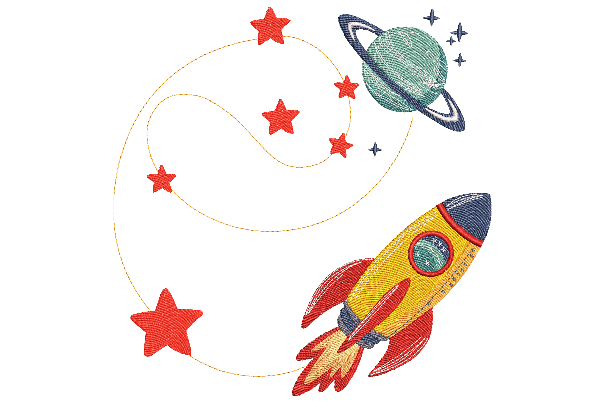 Rocket in Space