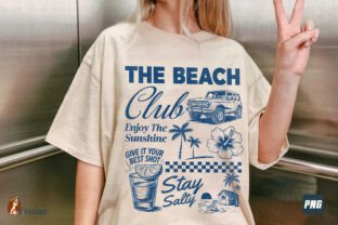 Summer Png the Beach Club Stay Salty Graphic by Yvaine · Creative Fabrica