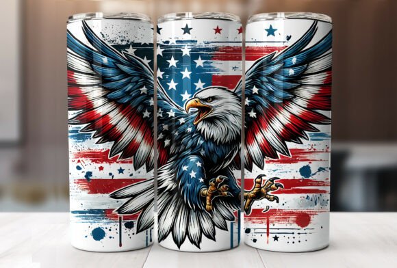 American Eagle Patriotic 20 Oz Skinny Tu