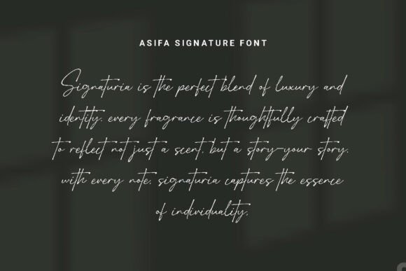 Asifa Signature Font - Preview 5