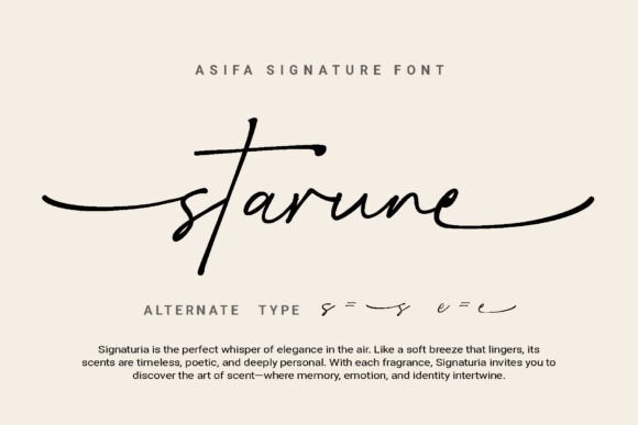 Asifa Signature Font - Preview 6
