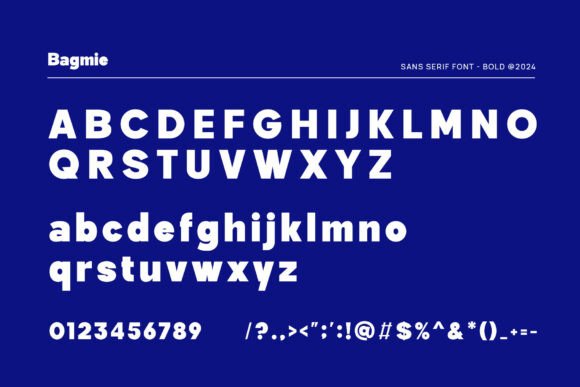 Bagmie Font - Preview 1