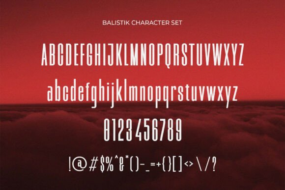 Balistik Font - Preview 1