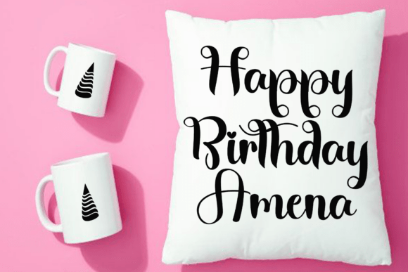 Barbie Unicorn Font PNG with transparent background - Preview 1