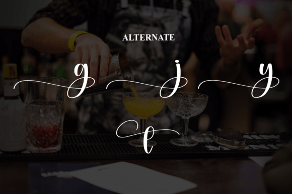Bartending Font - Preview 6