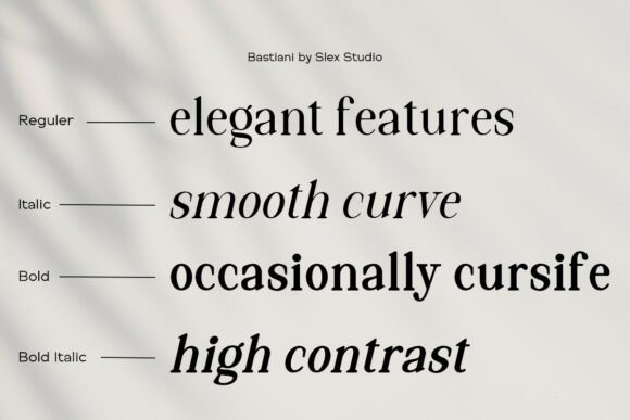Bastiani Modern Font - Preview 5