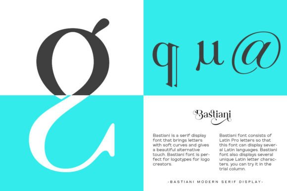 Bastiani Modern Font - Preview 6