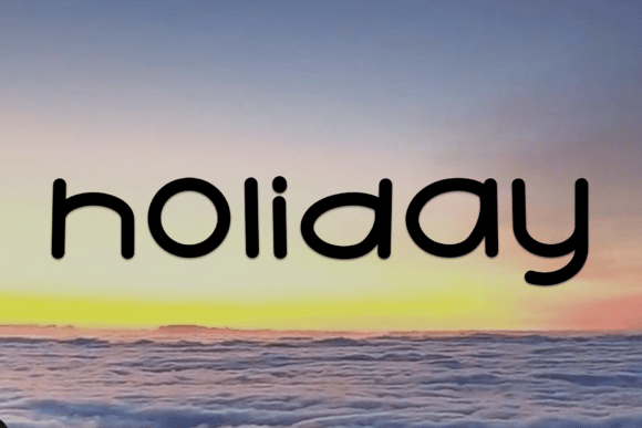 Beach Font - Preview 1