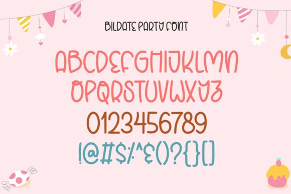 Bildate Party Font - Preview 2