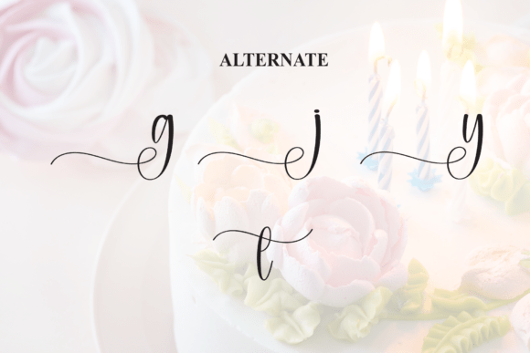 Birthday Font - Preview 6