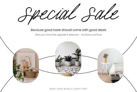 Blanco Script Font - Preview 6