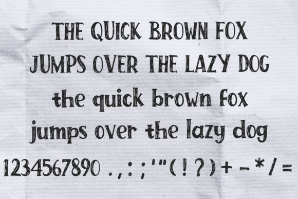 Cartoon Newspaper Font - Preview 3