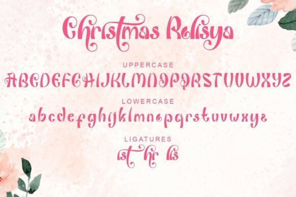 Christmas Rolisya Font - Preview 6