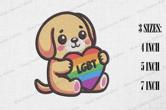 Cute Dog Supports LGBT