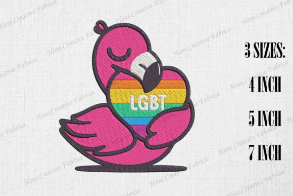Cute Flamingo Supports LGBT
