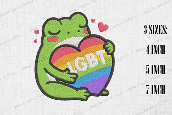 Cute Frog Supports LGBT