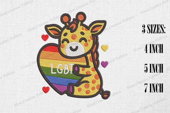 Cute Giraffe Supports LGBT