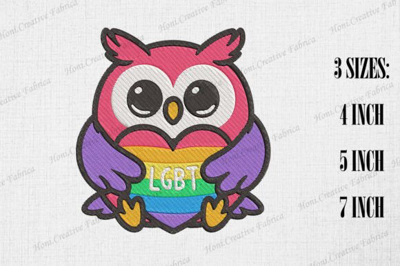 Cute Owl Supports LGBT