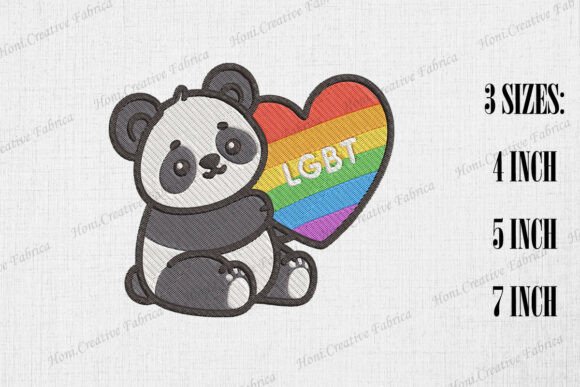 Cute Panda Supports LGBT