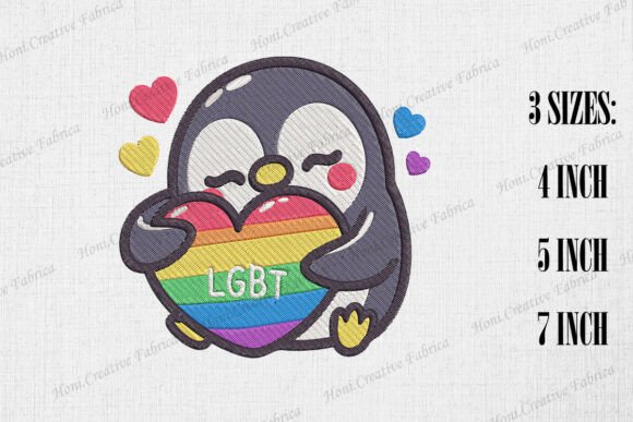Cute Penguin Supports LGBT